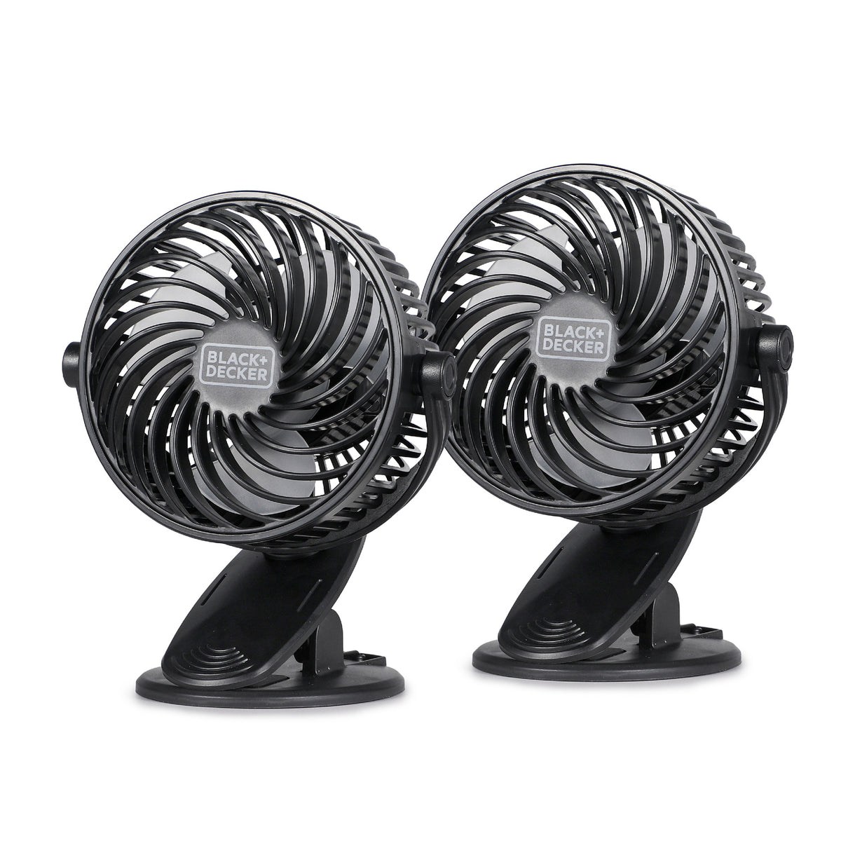 BLACK+DECKER 4-In. 3-Speed Portable USB-Powered Convertible Clip Fan - 14