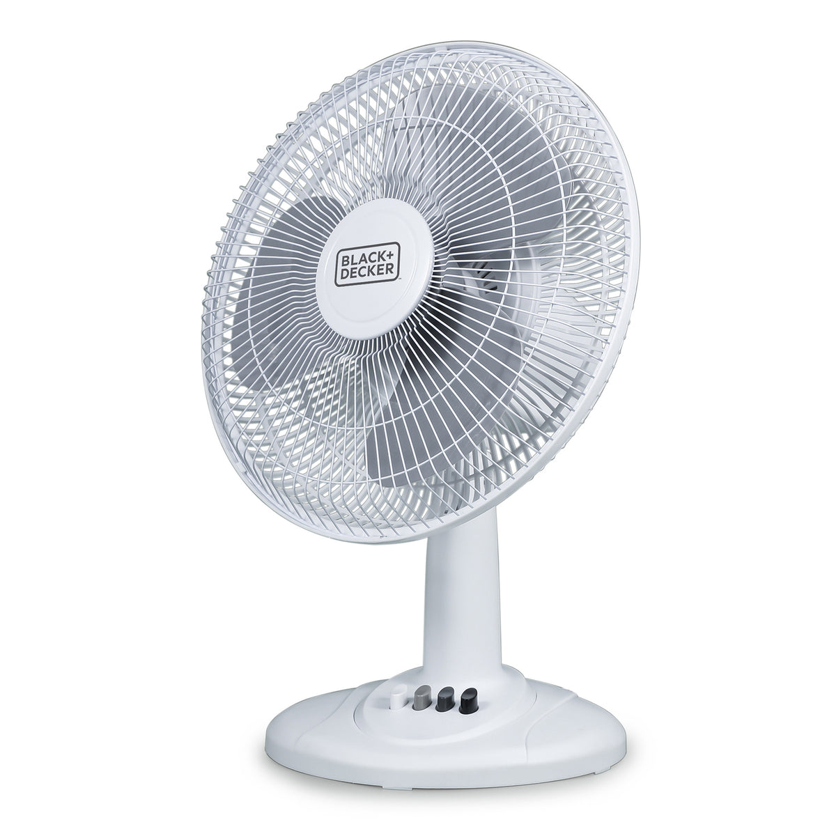 BLACK+DECKER 12-In. 3-Speed Oscillating Portable Table Fan - 12