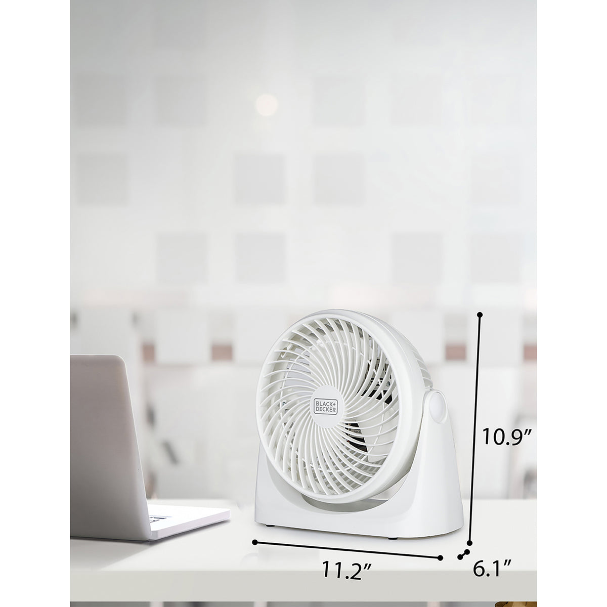 BLACK+DECKER 7-In. 3-Speed Portable Turbo Table Fan - 8