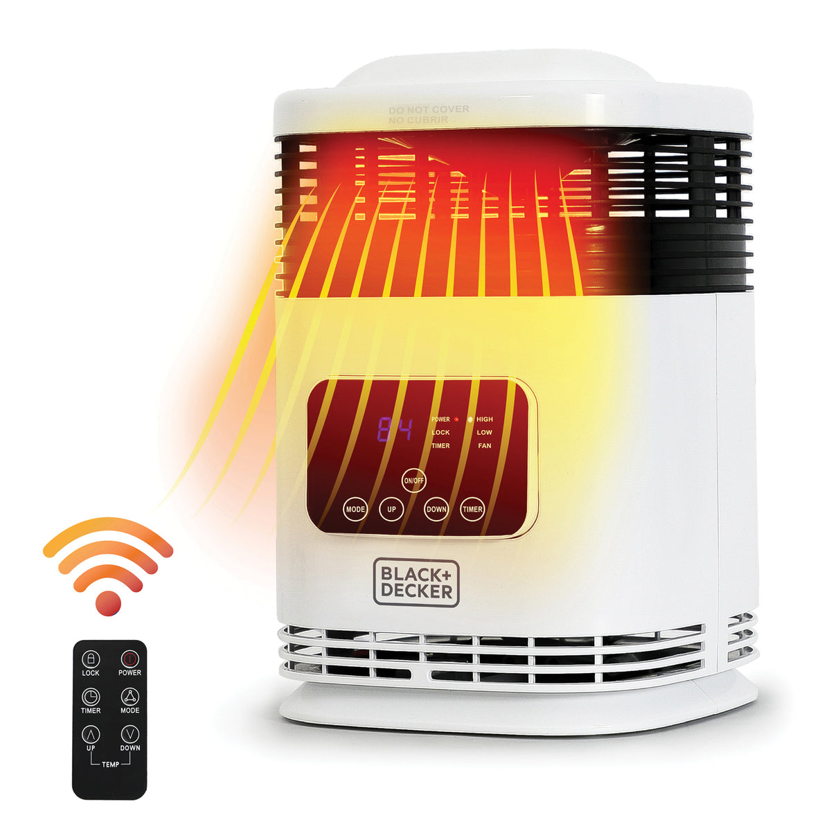 BLACK+DECKER 1,500-Watt-Max Mini 360deg Surround Heater - 2