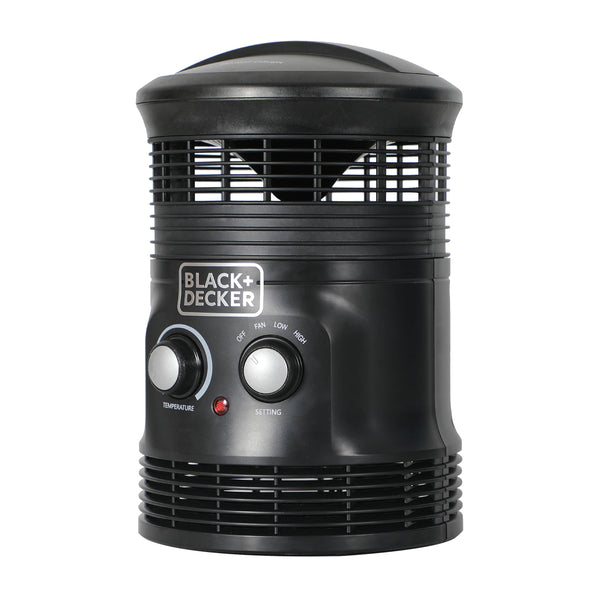 Calentador y ventilador eléctrico portátil de 360 grados BLACK+DECKER