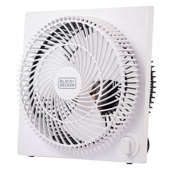 Ventilador de caja portátil de mesa sin marco BLACK+DECKER de 9 pulgadas y 3 velocidades