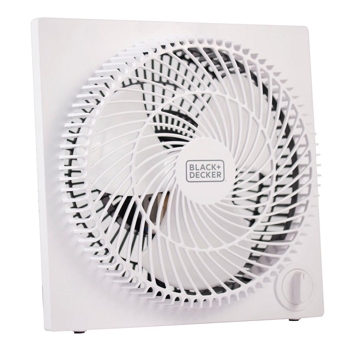BLACK+DECKER 9-In. 3-Speed Portable Frameless Tabletop Box Fan - 6