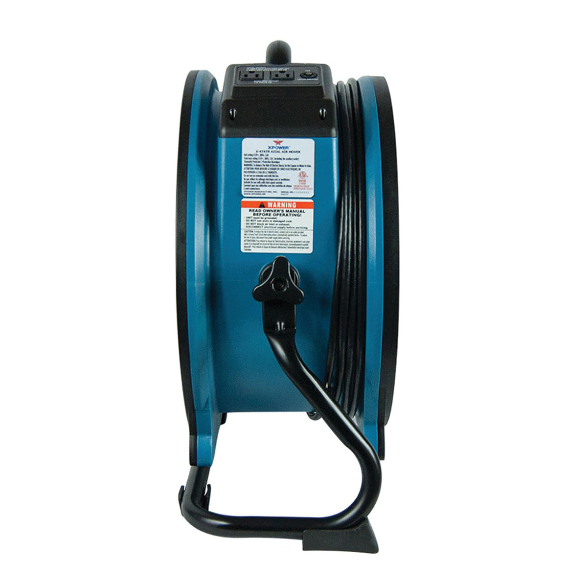 Xpower 3,600-CFM Variable-Speed Professional Sealed-Motor Axial Fan - 3