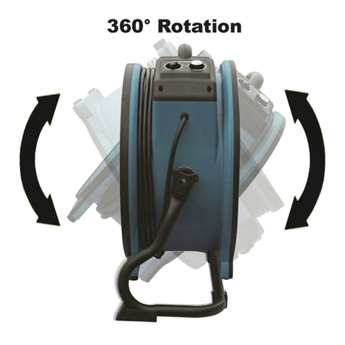 Xpower 3,600-CFM Variable-Speed Professional Sealed-Motor Axial Fan - 9