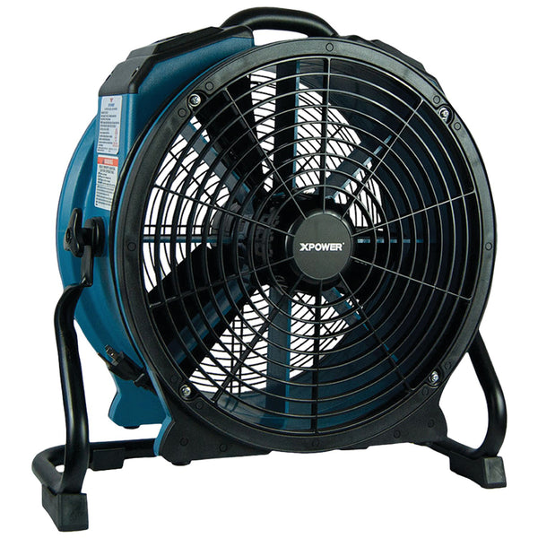 Ventilador axial profesional Xpower de 3600 CFM y velocidad variable con motor sellado